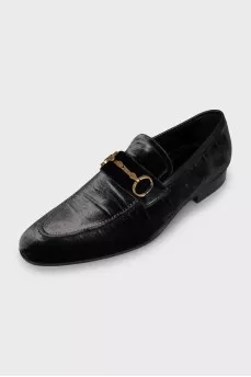Men's velor loafers
