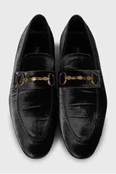 Men's velor loafers