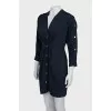 Fitted dress with gold buttons