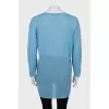 Blue cashmere pullover