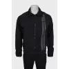 Men's black oversized sweatshirt