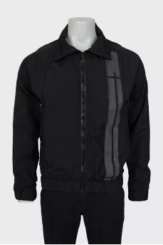 Men's black oversized sweatshirt