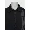 Men's black oversized sweatshirt