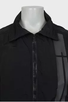 Men's black oversized sweatshirt