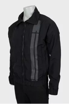 Men's black oversized sweatshirt