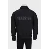 Men's black oversized sweatshirt