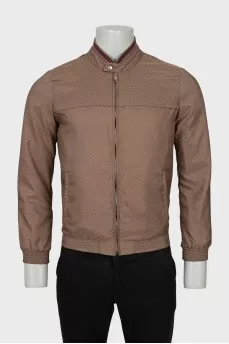 Men's bomber jacket in print
