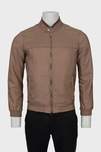 Men's bomber jacket in print