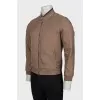 Men's bomber jacket in print