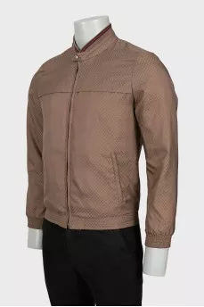 Men's bomber jacket in print