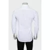 Men's white fitted shirt