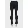 Men's jeans with white stripes