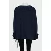 Loose fit blouse with ruffles