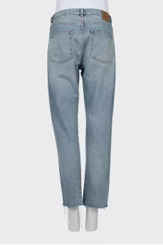 Ripped high waist jeans