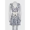 Floral dress with belt