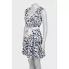 Floral dress with belt