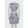 Floral dress with belt