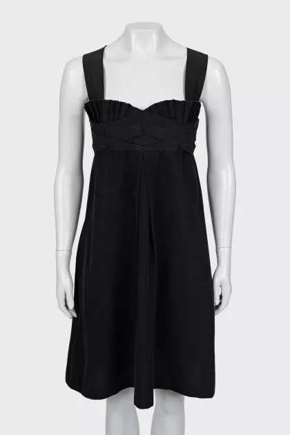 Fitted sundress with zipper
