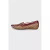 Moccasins in signature print