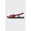 Snakeskin sandals