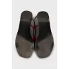 Snakeskin sandals