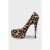 Animal print stilettos