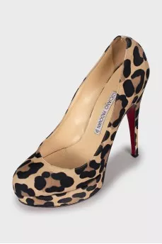 Animal print stilettos