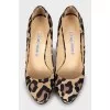 Animal print stilettos