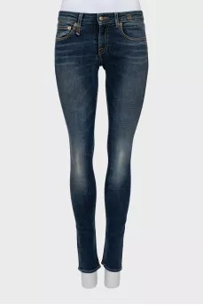 Джинсы skinny fit на низкой посадке