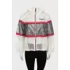 Mesh jacket with hood