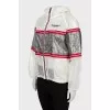 Mesh jacket with hood