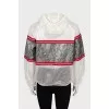 Mesh jacket with hood