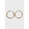 Gold hoop earrings