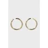Gold hoop earrings