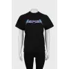 Printed straight-fit T-shirt