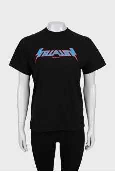 Printed straight-fit T-shirt