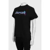 Printed straight-fit T-shirt
