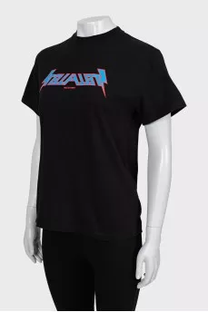 Printed straight-fit T-shirt