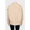 Oversized silk jacket