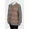 Knitted cashmere sweater with tag