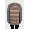 Knitted cashmere sweater with tag