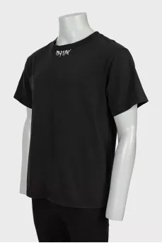 Men's straight-fit T-shirt with print