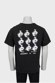 Men's straight-fit T-shirt with print