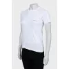 White T-shirt with company logo