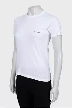 White T-shirt with company logo