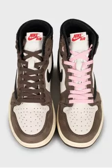 Мужские кроссовки Air Jordan 1 by Nike x Travis Scott