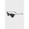 Triangular sunglasses in signature print