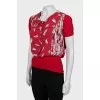 Cashmere and silk blouse