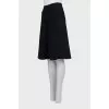 Black fitted skirt