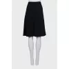 Black fitted skirt